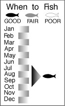 When to fish (chart)